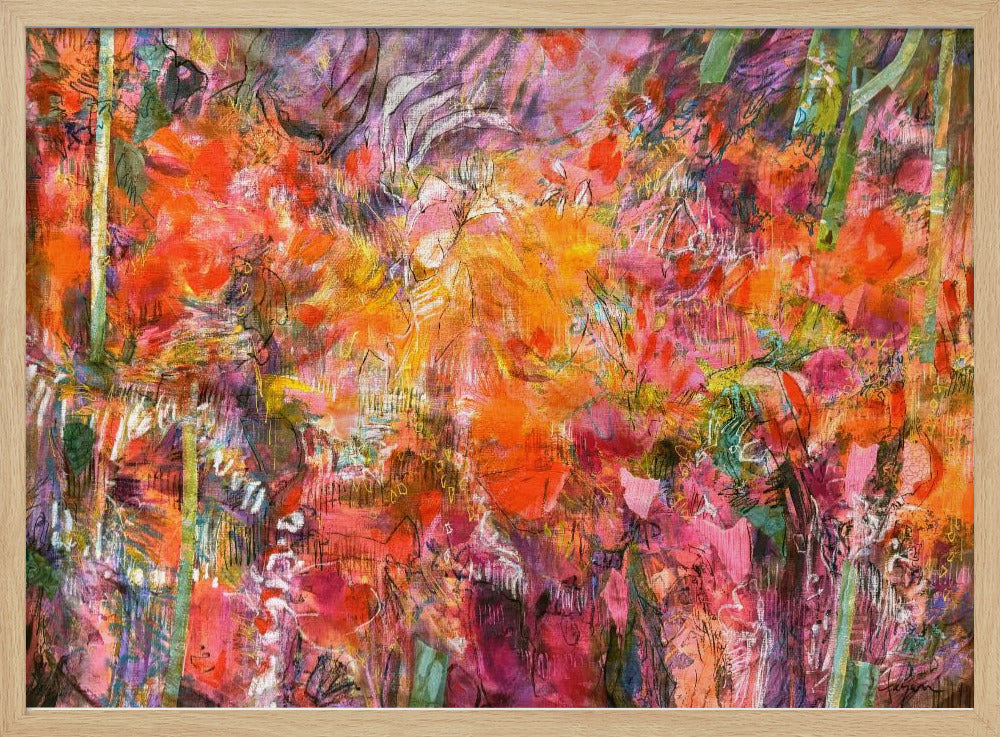 Vibrant Flora Tapestry | Poster