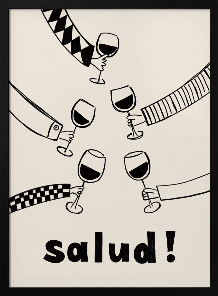 Pictufy Festive Salud Red A2 | Poster