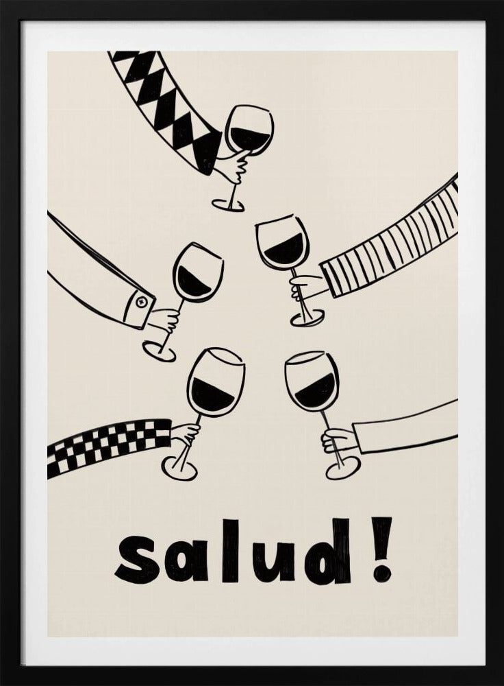 Pictufy Festive Salud Red A2 | Poster