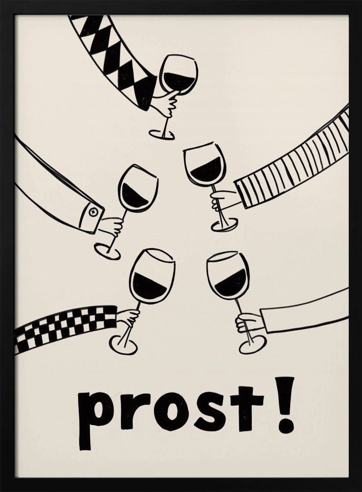 Prost! Wine Party with Friends | Poster