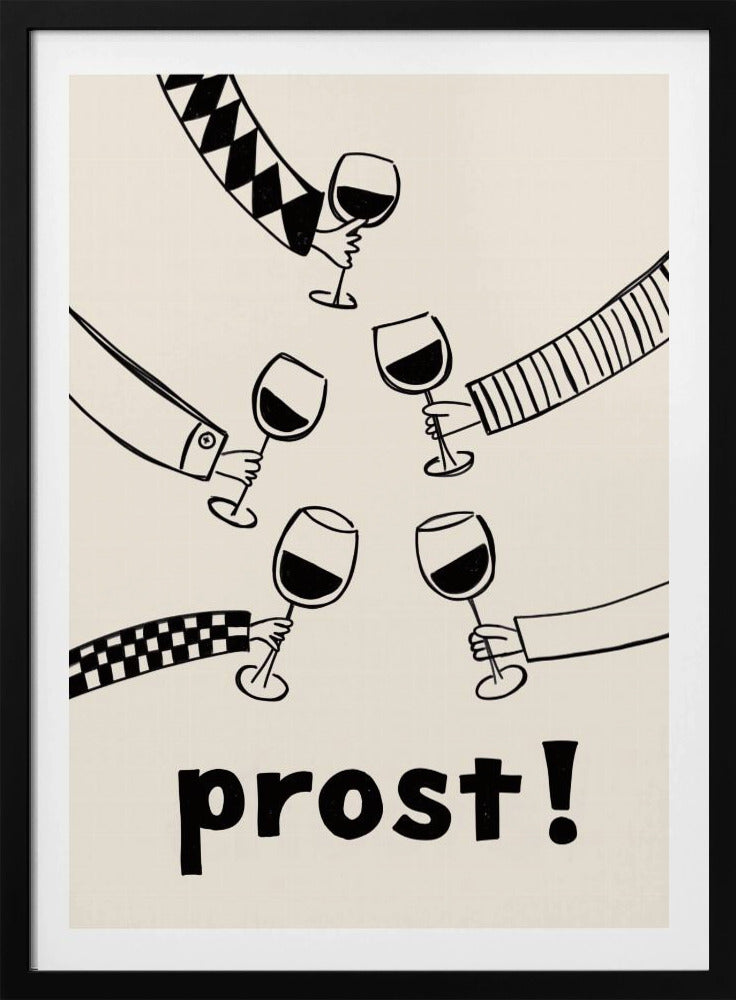 Prost! Wine Party with Friends | Poster