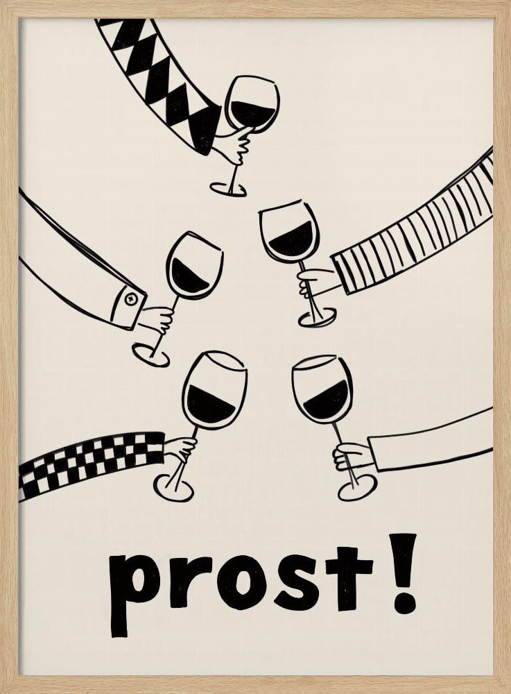 Prost! Wine Party with Friends | Poster