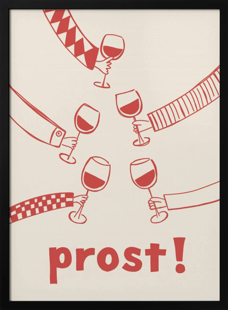 Prost! Wine Party with Friends | Poster