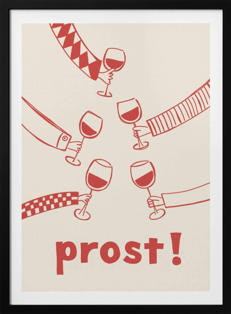 Prost! Wine Party with Friends | Poster