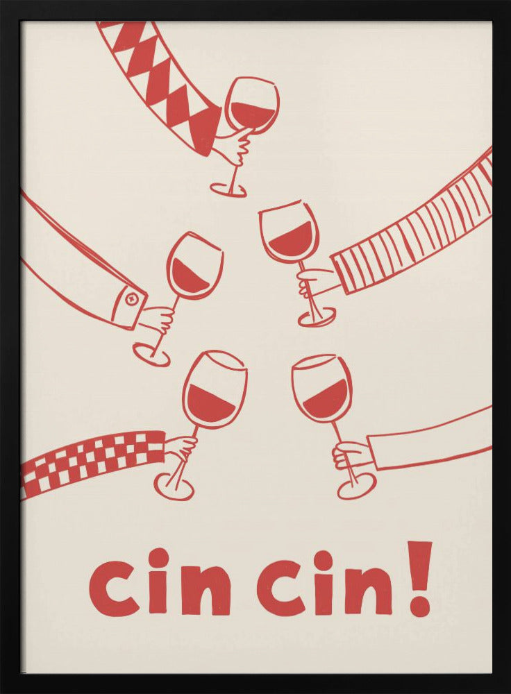 Cin cin! Wine Party with Friends | Poster