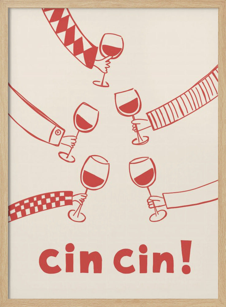 Cin cin! Wine Party with Friends | Poster