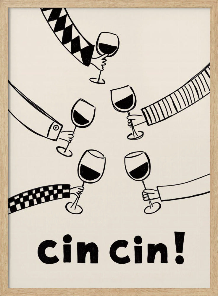 Cin cin! Wine Party with Friends | Poster