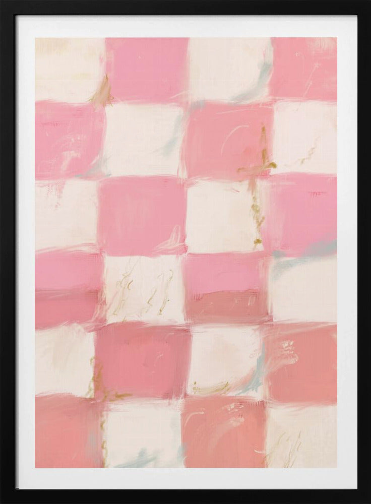 Pastel Checkered Bliss | Poster