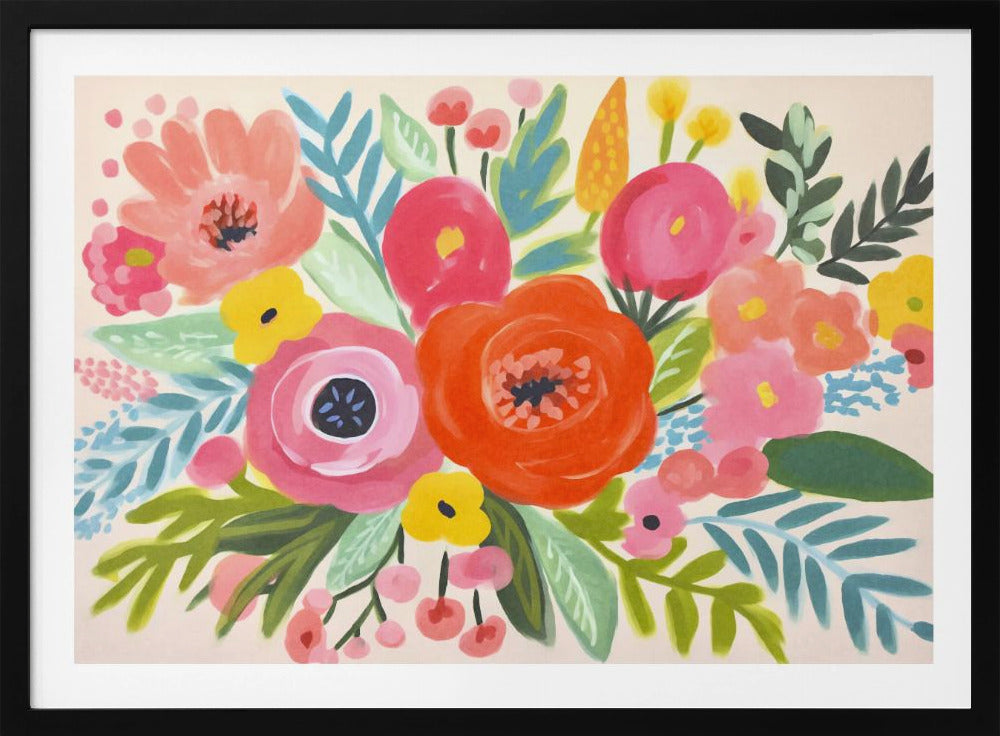 Whimsy Flower Bouquet | Poster