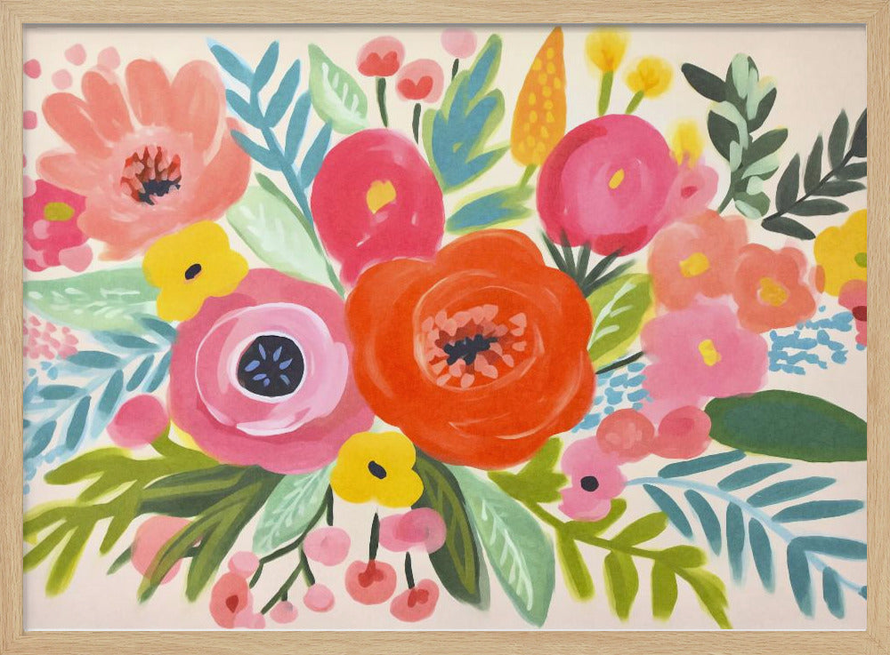 Whimsy Flower Bouquet | Poster