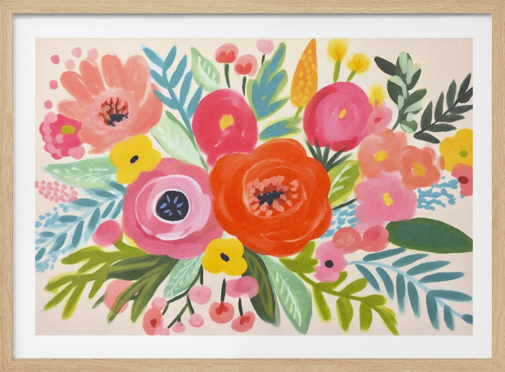 Whimsy Flower Bouquet | Poster