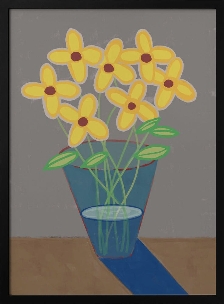 Daisies in vase | Poster