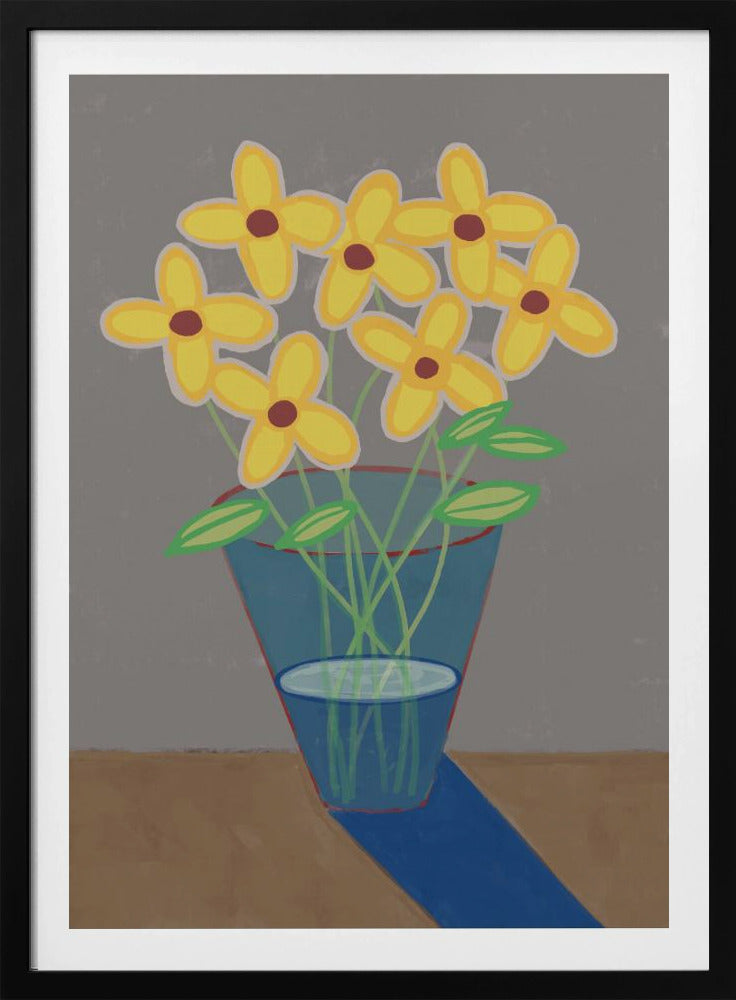 Daisies in vase | Poster