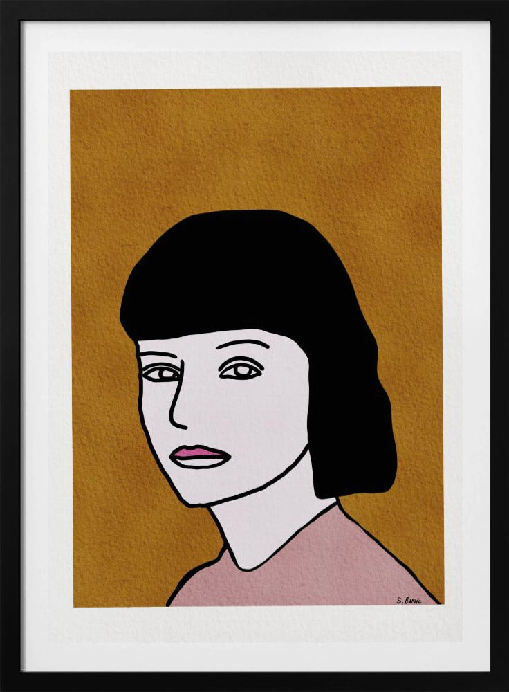 Lady looking | Poster