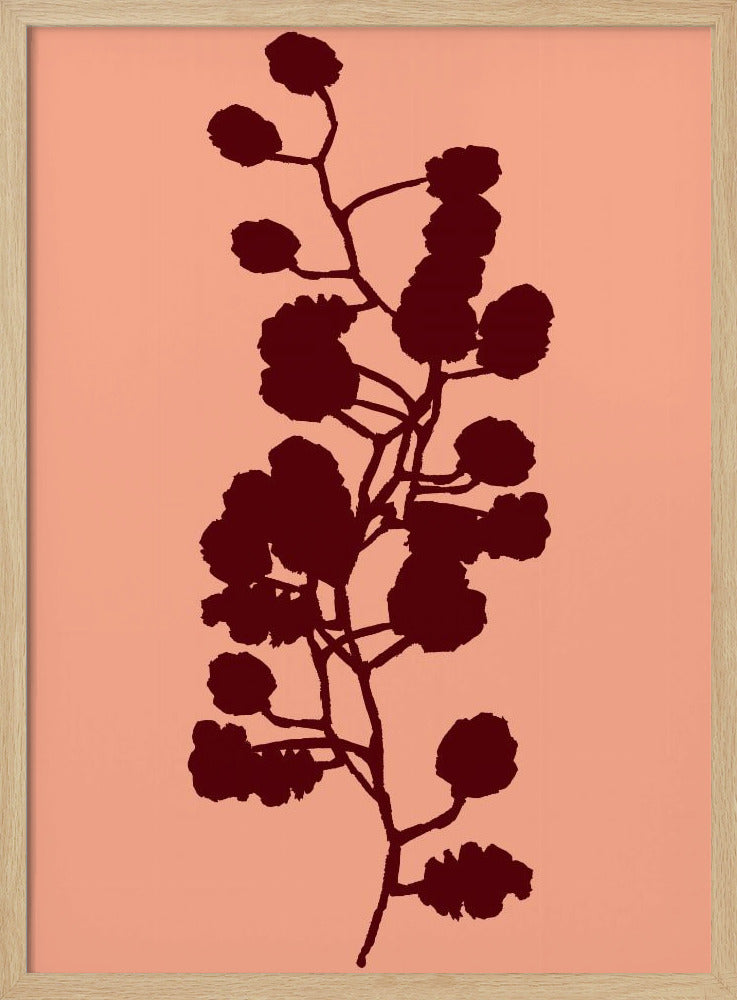 Floral Silhouette 1 | Poster