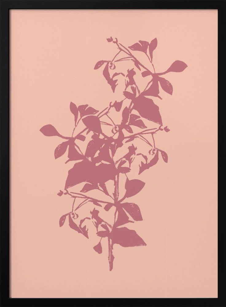 Floral Silhouette 5 | Poster