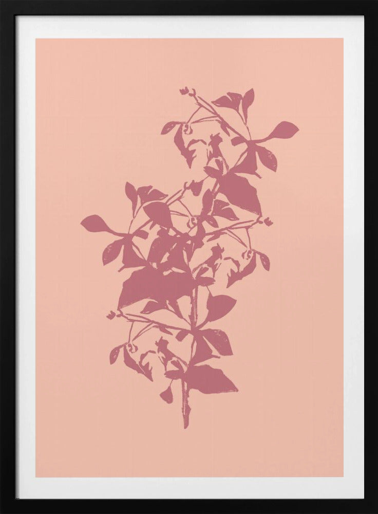 Floral Silhouette 5 | Poster