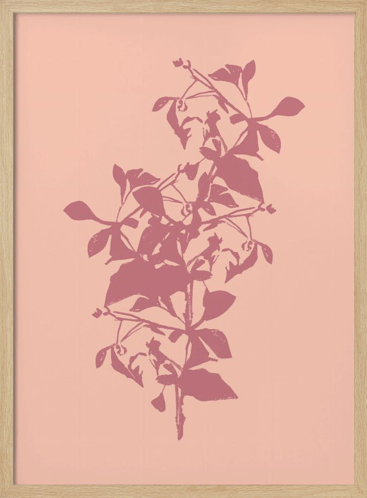 Floral Silhouette 5 | Poster