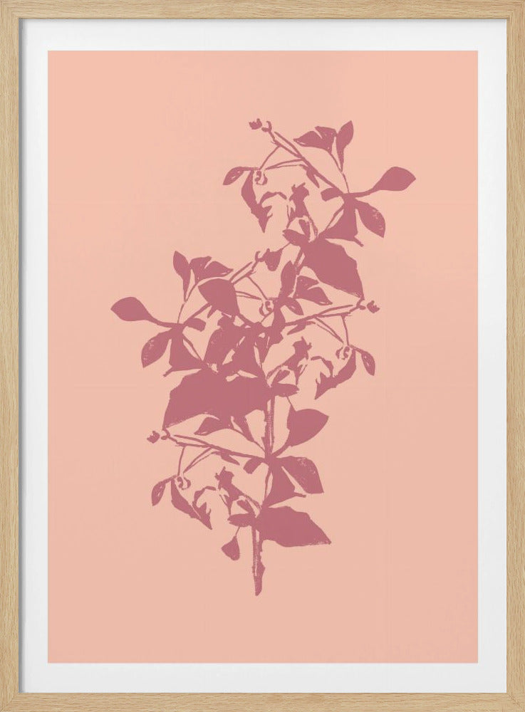 Floral Silhouette 5 | Poster