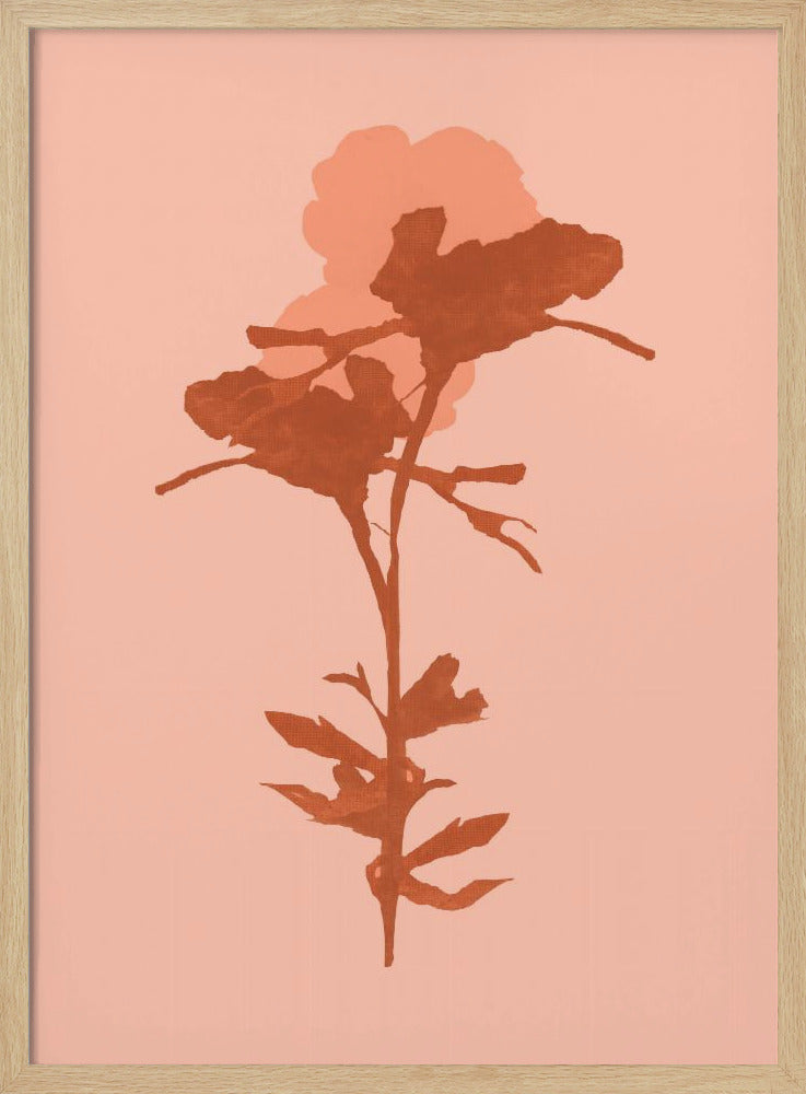 Floral Silhouette 7 | Poster