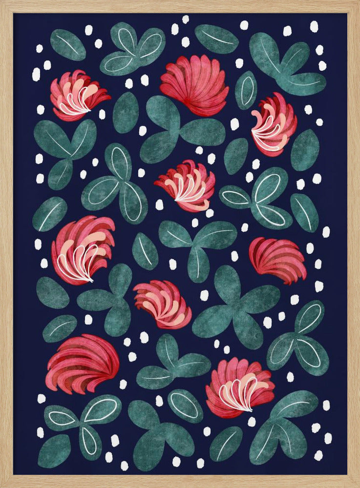 Red flowers III | Poster