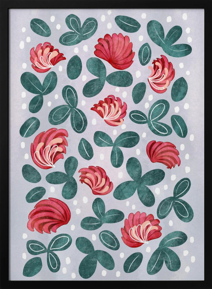 Red flowers III | Poster