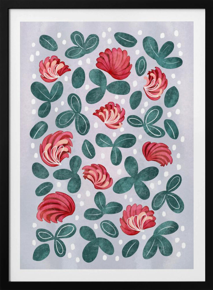 Red flowers III | Poster