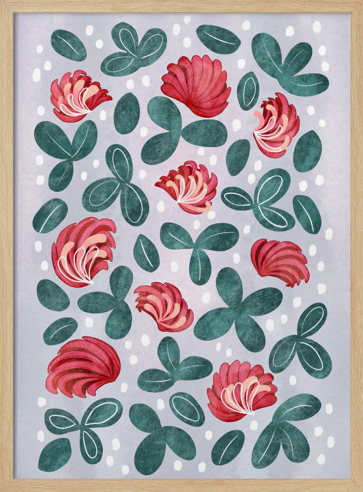 Red flowers III | Poster