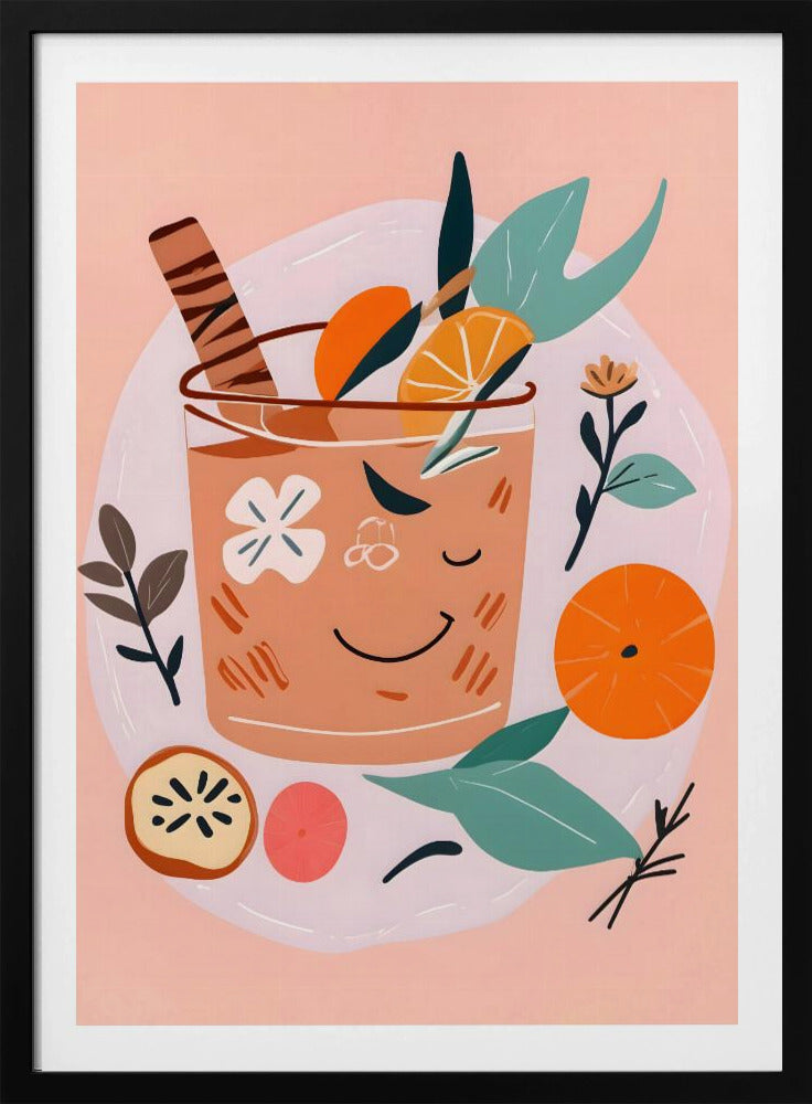 Cinnamon & Orange Cocktail | Poster