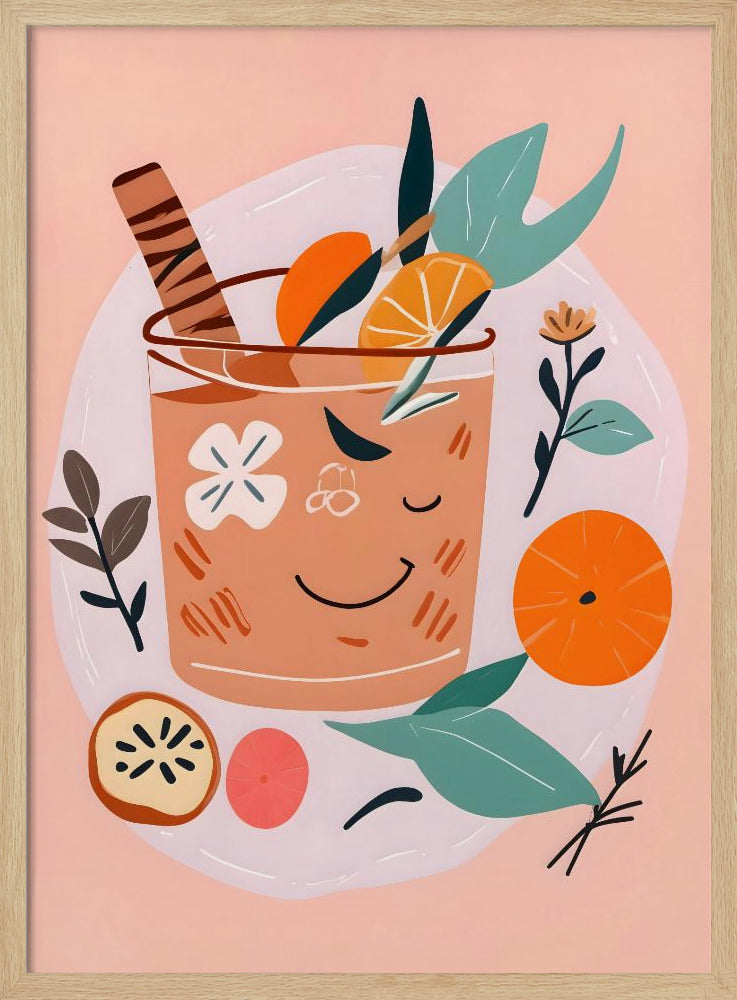 Cinnamon & Orange Cocktail | Poster