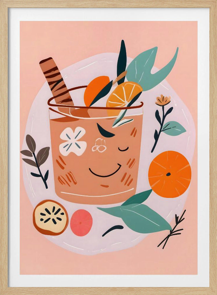 Cinnamon & Orange Cocktail | Poster