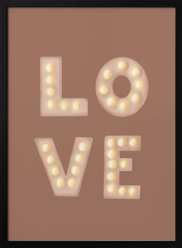 Love Lightletters Mochamousse | Poster