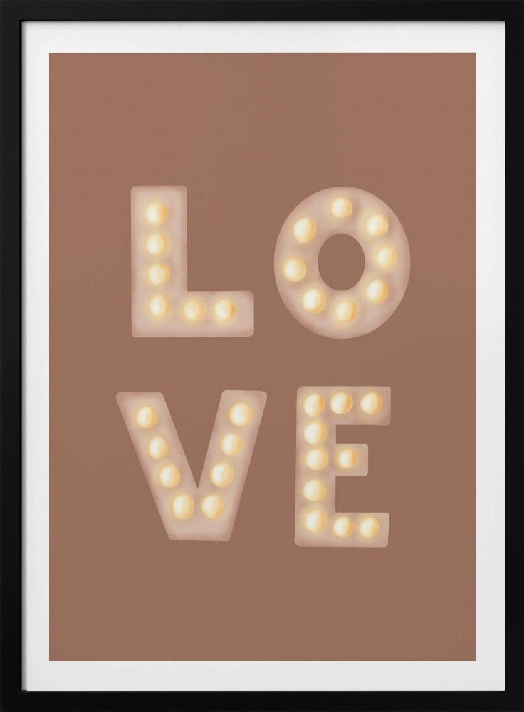 Love Lightletters Mochamousse | Poster