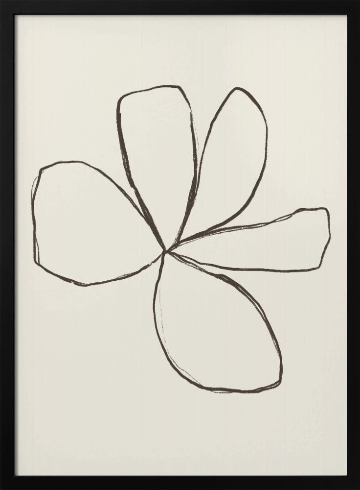 Petal Outline Sketch | Poster
