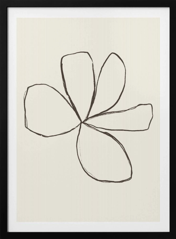 Petal Outline Sketch | Poster