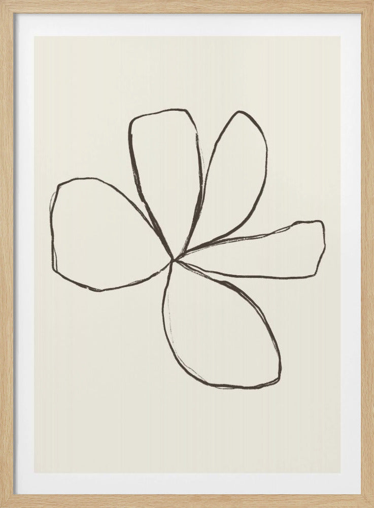 Petal Outline Sketch | Poster