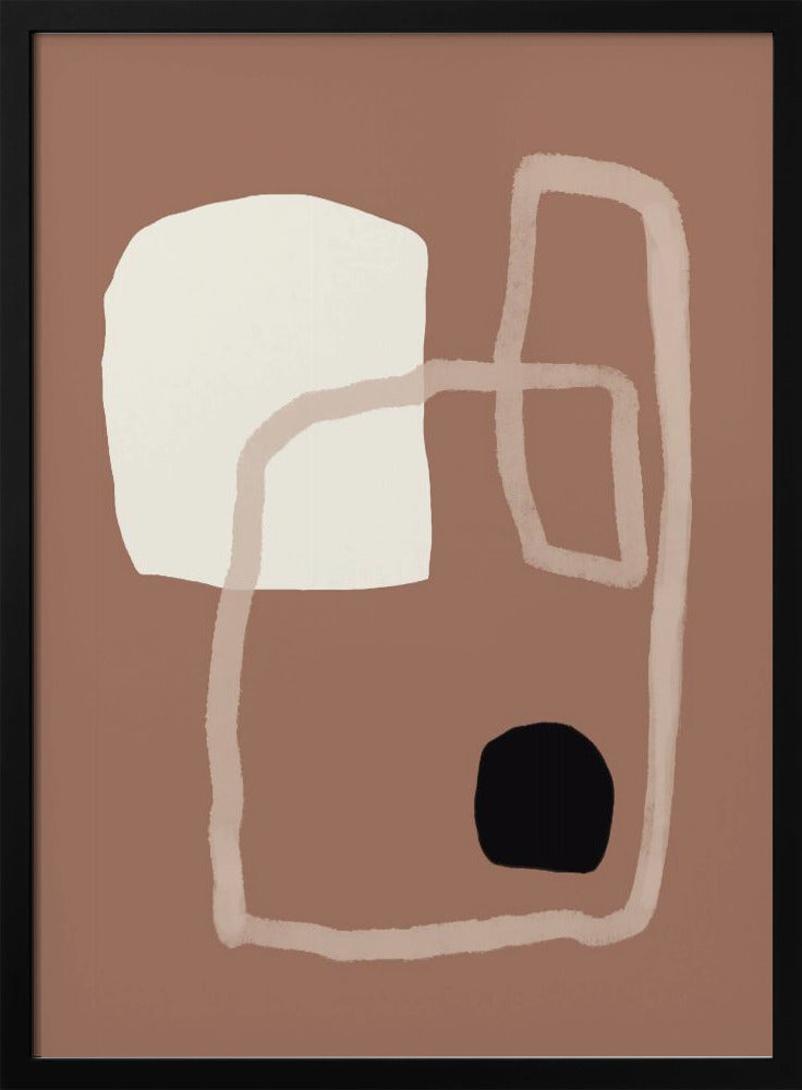 Earthy Geometrics Shapes | Poster