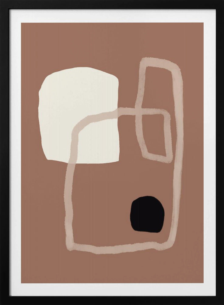 Earthy Geometrics Shapes | Poster