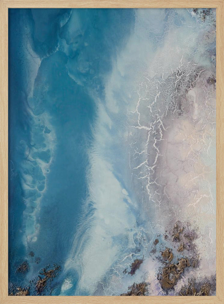 Aerial Beach  - Seaside Whispers 1 | Poster