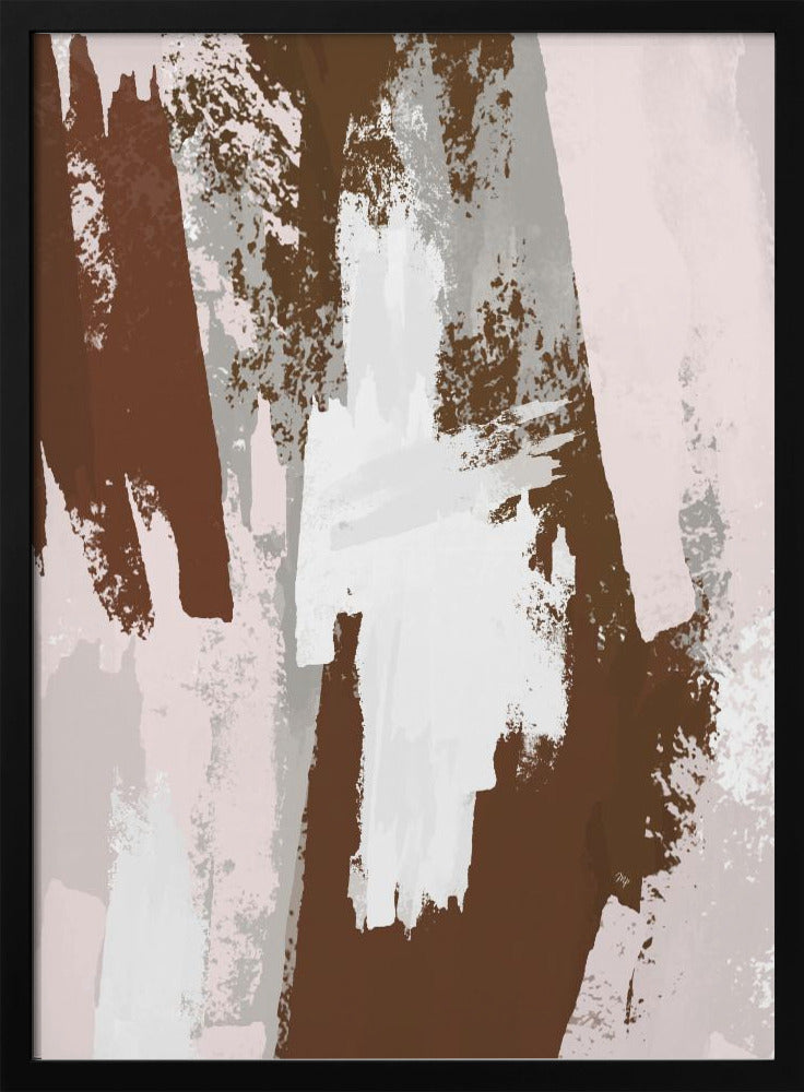 Abstract Brown Paint | Poster