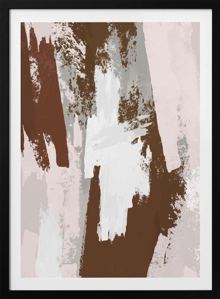 Abstract Brown Paint | Poster