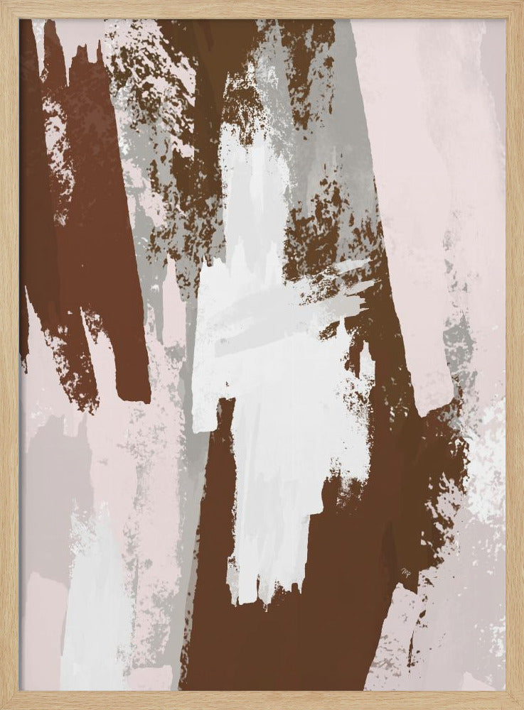 Abstract Brown Paint | Poster