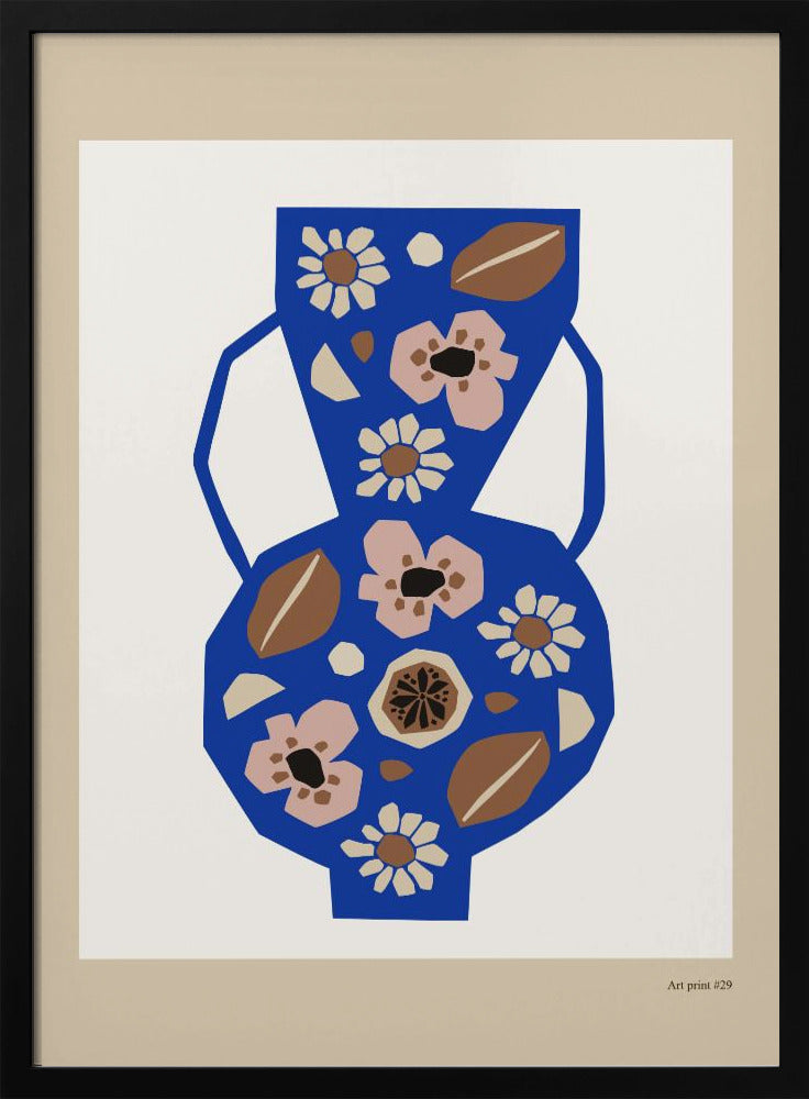 Floral Vase Harmony | Poster