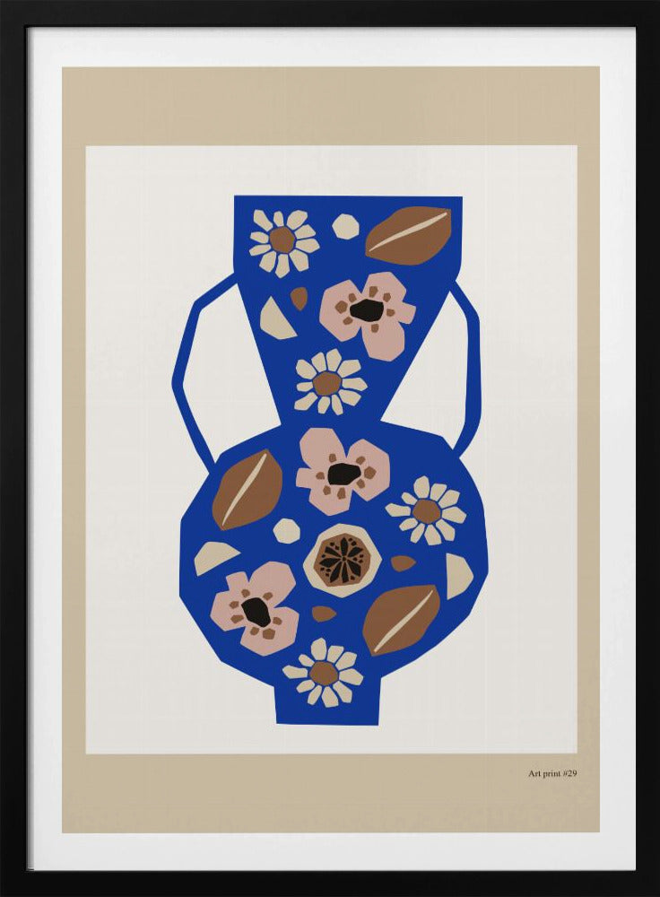 Floral Vase Harmony | Poster