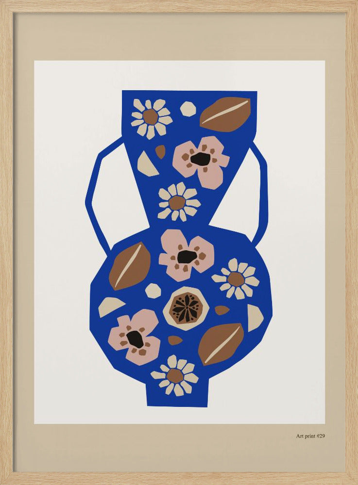 Floral Vase Harmony | Poster