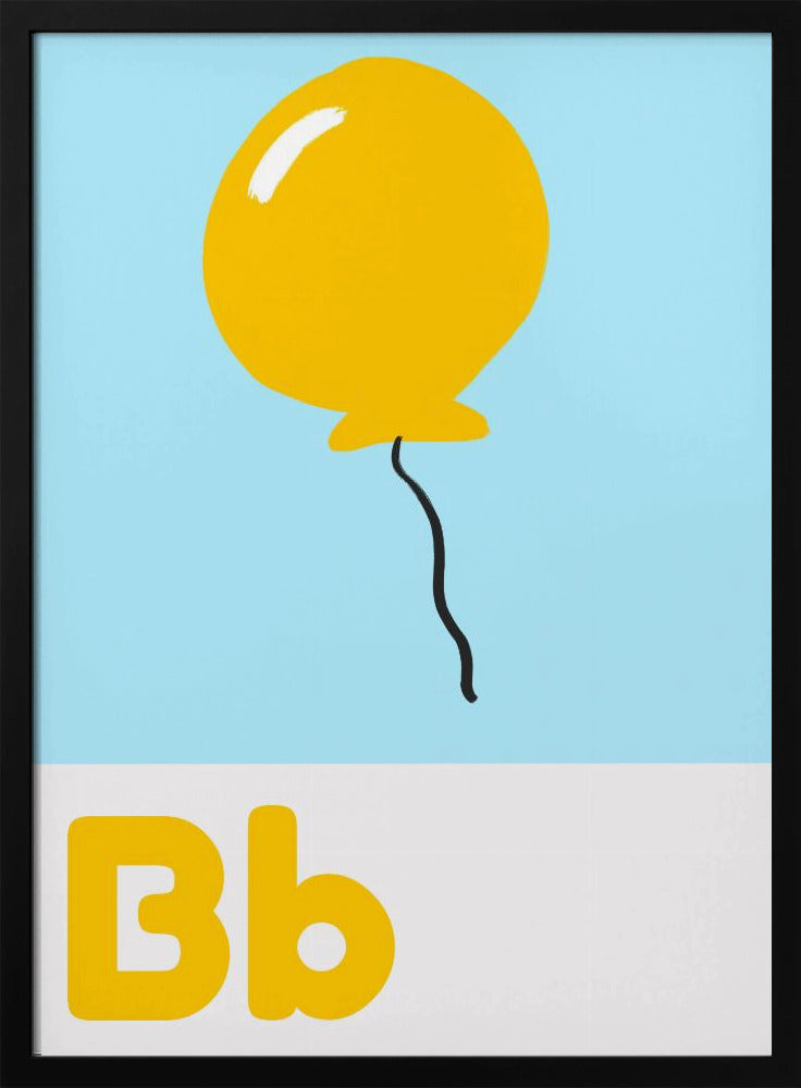 Yellow Balloon Float | Poster