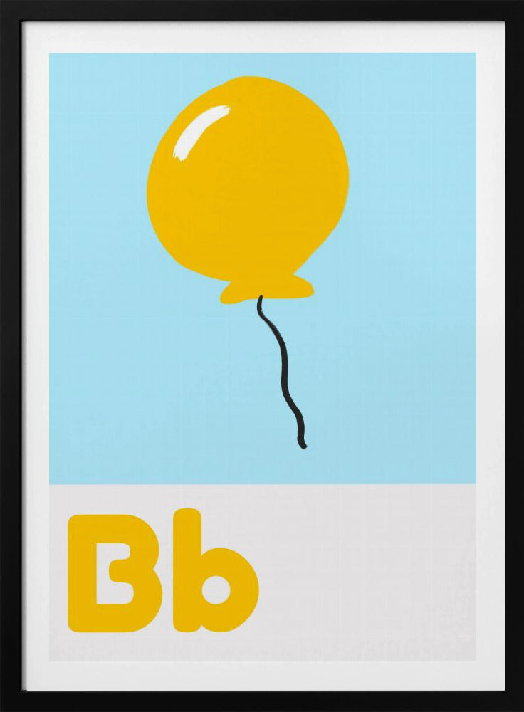 Yellow Balloon Float | Poster