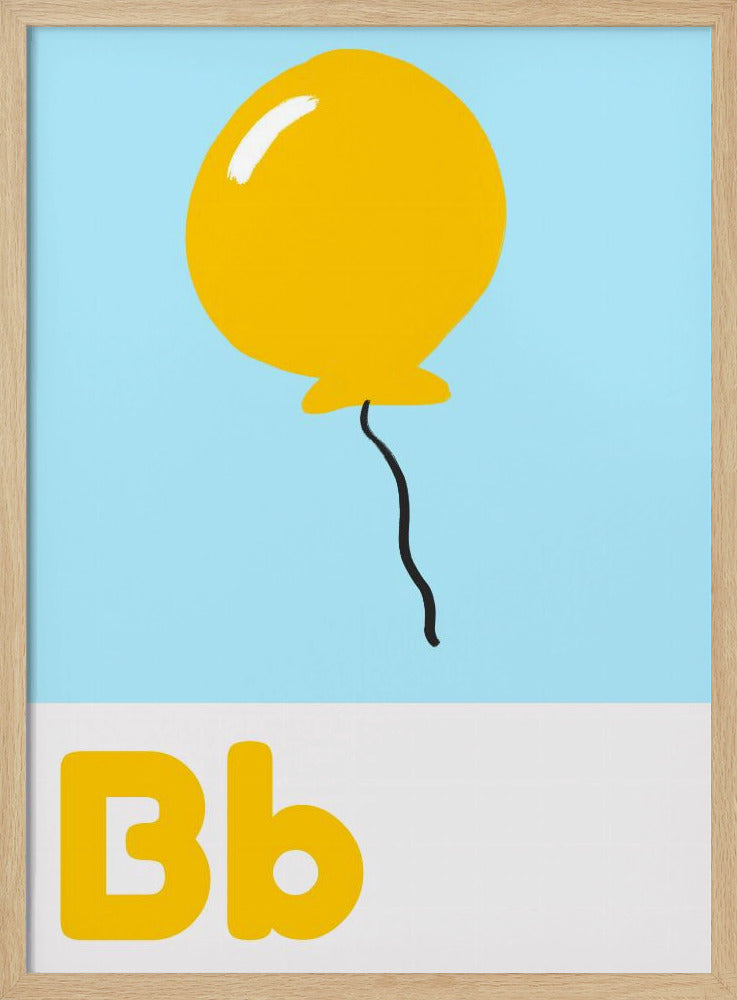 Yellow Balloon Float | Poster