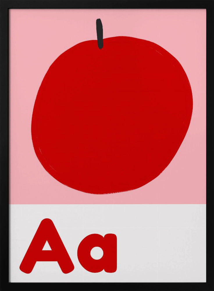 Red Apple Alphabet | Poster