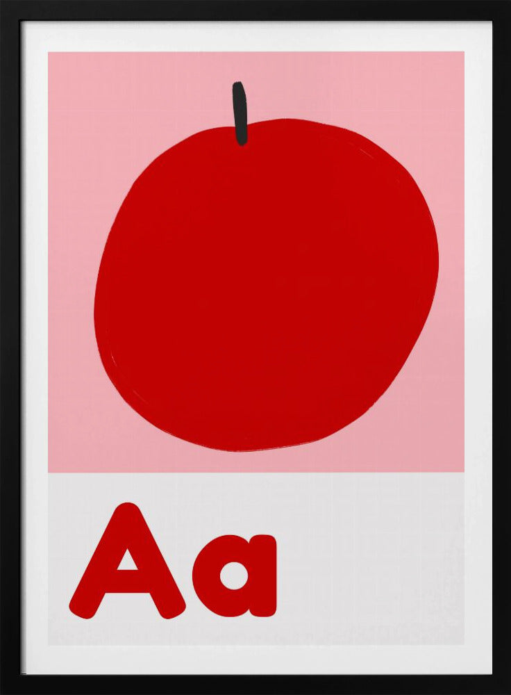 Red Apple Alphabet | Poster